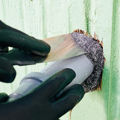 Gnaverstop Ståluld - 10X50Cm