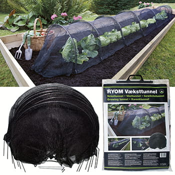 Væksttunnel Sort Net 40X50X310 Cm