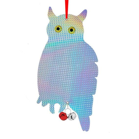 Fugleskræmmer med reflektor og klokke