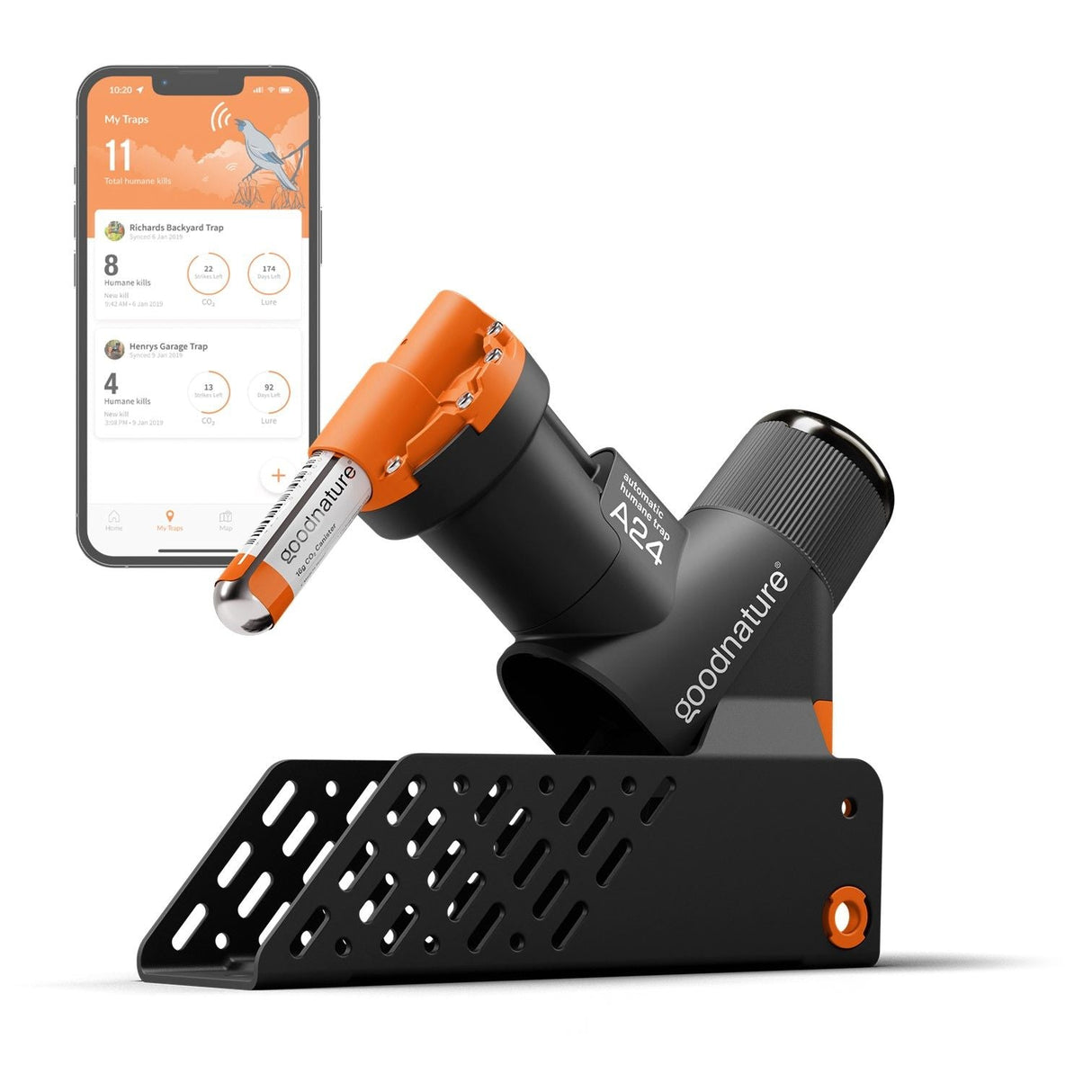 Rottefælde Musefælde GoodNature - Smart Kit (Bluetooth + App) - Automatisk og giftfri fælde