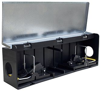 Tunnelbox - Til Mus m/ 2 Smækfælder