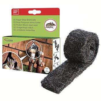 Gnaverstop Ståluld - 5 x 50 cm