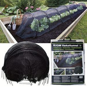 Væksttunnel Sort Net 40X50X310 Cm