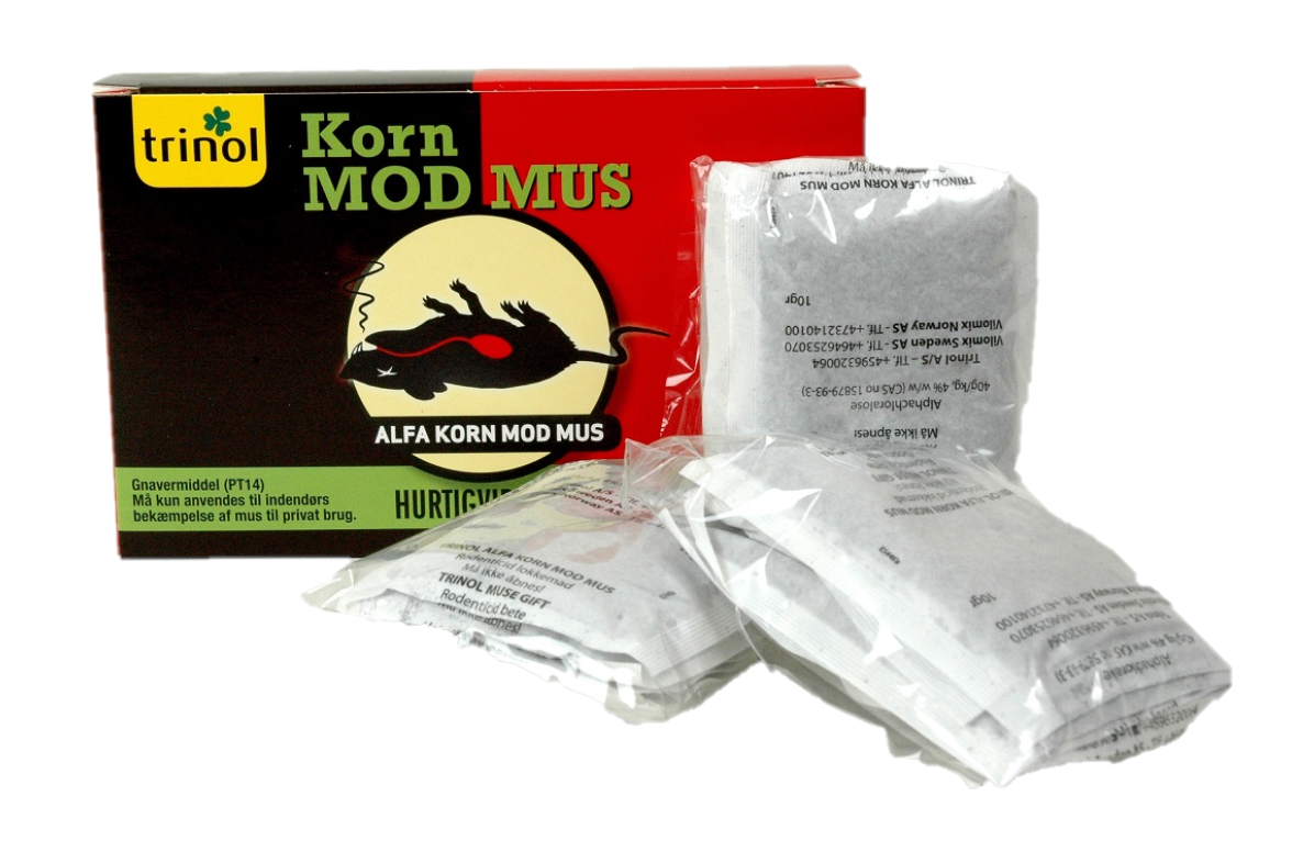 Musegiftkorn - Alpha - 150 gram