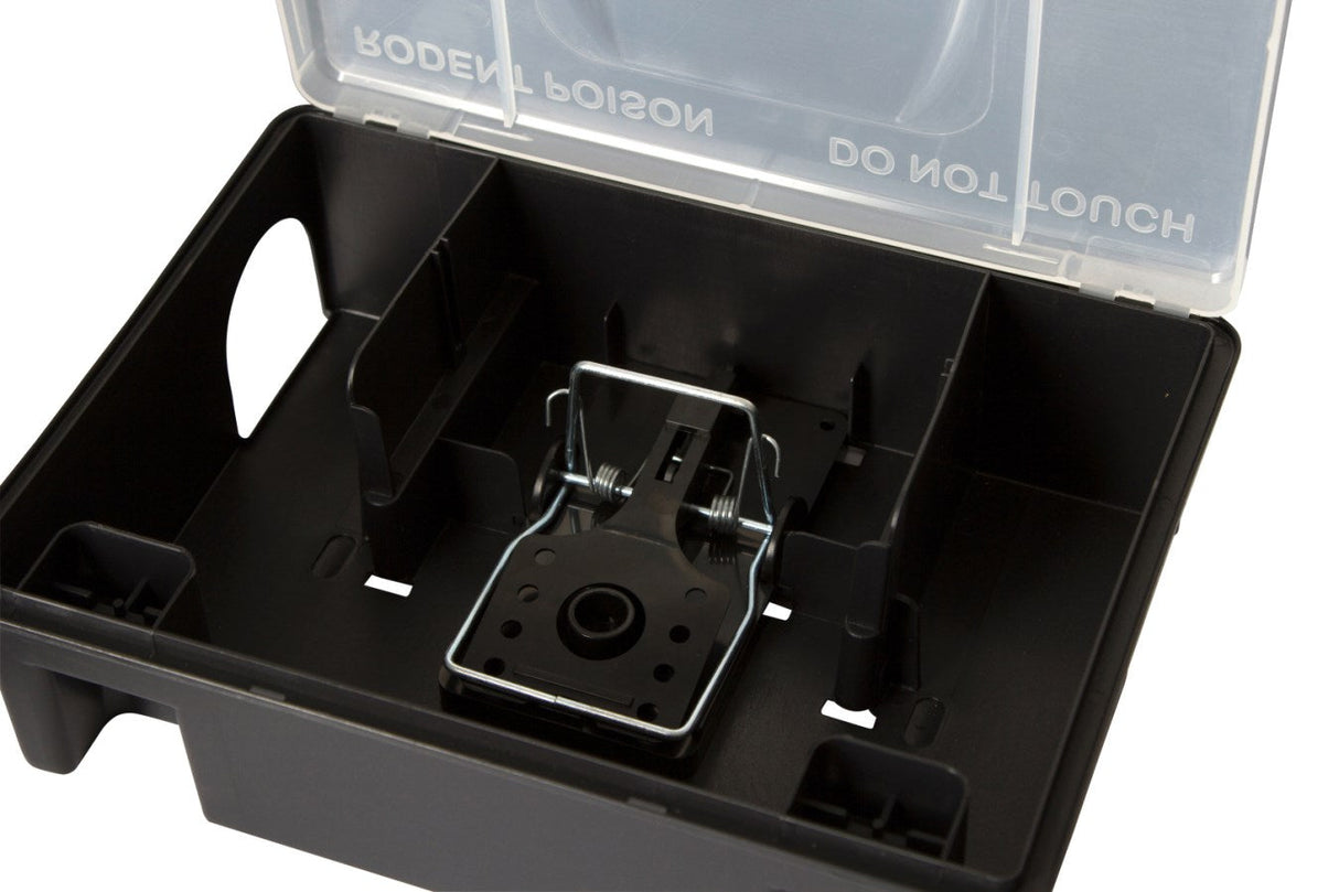 Rottegiftsdepot med smækfælde - Kombineret