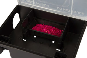 Rottegiftsdepot med smækfælde - Kombineret